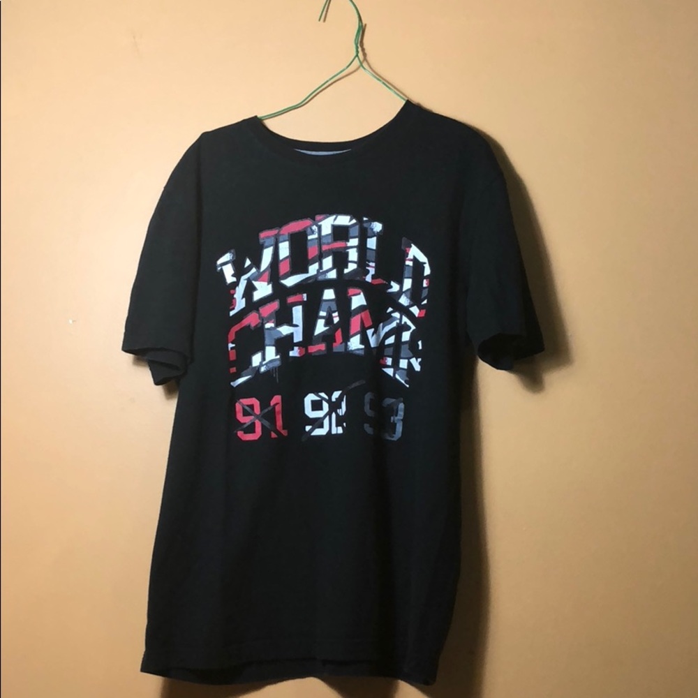 Vintage Jordan World Champs Three-peat tee shirt